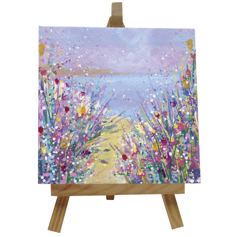 Here Comes Summer Tile with Easel